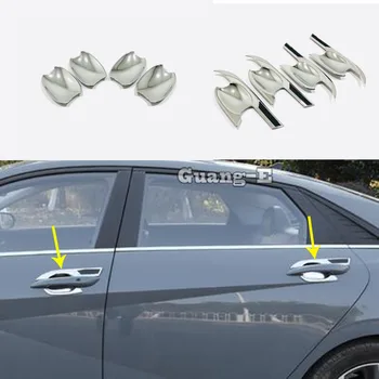 Pentru Hyundai Elantra Avante 2021 2022 Masina Autocolant Corp Styling Acoperi Detector Trim Externe Ușa Castron Lampa Cadru Părți 4buc
