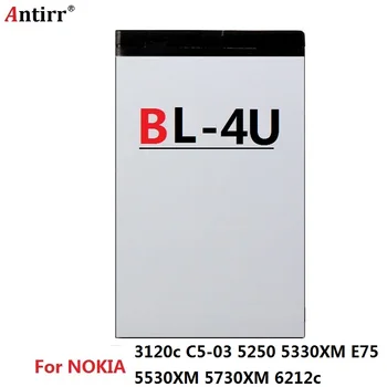 Pentru Nokia BL-4U telefon, acumulator pentru Nokia 3120c C5-03 5250 5330XM E75 5530XM 5730XM 6212c BL4U 1000mAh