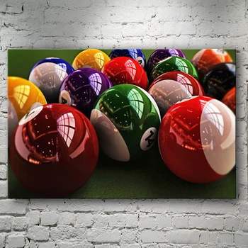 Perete Opera De Arta Modular Biliard Panza Imagini De Snooker Decor Acasă Tacul Pictura Printuri Cuadros Poster Pentru Camera De Zi