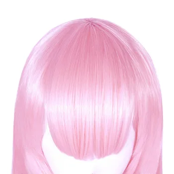 ROLECOS Anime Japonez DRAGĂ în FRANXX Cosplay Păr Zero Doi 02 Cosplay articole pentru acoperirea capului Femeilor Lungi de Păr de culoare Roz 100cm Par Sintetic