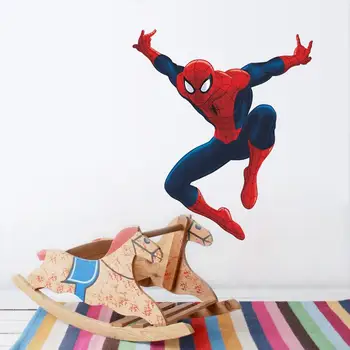 Super-erou Spiderman Autocolante de Perete Corp Plin de Acțiune Clasic Web Simulare 3D Tapet Autocolant de Interior Temă Acasă Restaurant