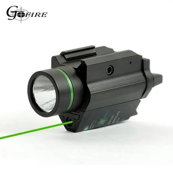 Tactice Combinate Metal Verde Red Dot Laser LED-uri Lanterna cu Laser cu 20mm Feroviar Weaver Picatinny Pentru a se Potrivi 20mm Feroviar Pistol Glock