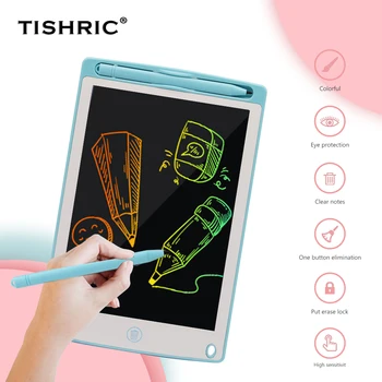 Tishric Tabletă Grafică 8.5 inch Ecran Color Pentru Desen Tableta Copii Tablă Electronică Lcd Tabla de Scris Cu Stiloul Cadouri