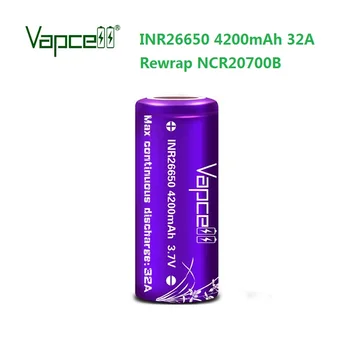 Vapcell original 26650 acumulator 4200mAh - 4300mah 32A baterie reîncărcabilă li-ion 3.7 V baterii de celule mooch HKJ test transport gratuit
