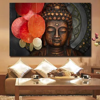 Vii Buddha Fata Panza pictura pictura pe Perete Postere și de Imprimare Imagini de Perete Pentru Camera de zi templu decor de Birou Neînrămate