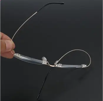 WEARKAPER Ochelari fără rame din aliaj de Titan optice rama de ochelari Ochelari de vedere femei din oțel inoxidabil Cititorii ochelari