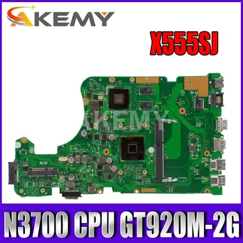 X555SJ placa de baza Pentru Asus X555SJ X555S X555SJ A555S X555 laptop placa de baza N3700 CPU GT920M-2GB placa de baza tetsted