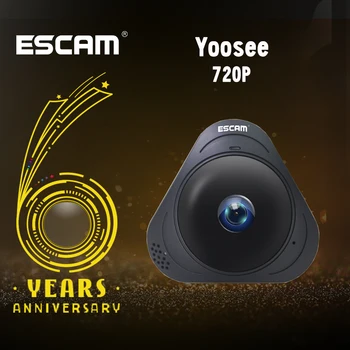 YooSee Q8 HD 960P 1.3 MP Panoramică de 360 de Grade Monitor Fisheye WIFI IR Infraroșu aparat de Fotografiat aparat de Fotografiat VR