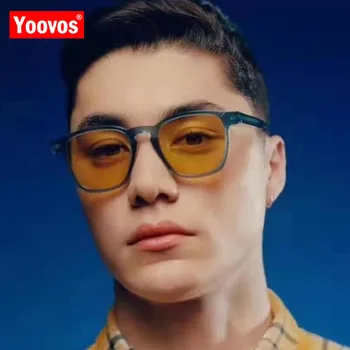 Yoovos Pătrat Ochelari De Soare Femei 2021 Epocă Ochelari De Soare Pentru Femei Clasic De Lux De Brand, Design De Oglinda Retro Oculos Gafas De Sol