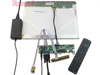 Yqwsyxl Kit pentru B156XW02 V1 B156XW02 V3 B156XW02 V6 TV+HDMI+VGA+AV+USB LED LCD Controller Driver Placa