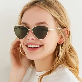 Zonnebril Femei ochelari de Soare Umbra pentru Femei Barbati Cateye Vintage Retro Ochelari de Soare de Designer de Brand Hombre Oculos De Sol Feminino G60