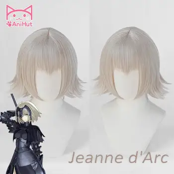 【AniHut】Modifica Jeanne d 'Arc Wig Soarta mare Pentru Cosplay Peruca Par Sintetic FGO Ioana d' Arc