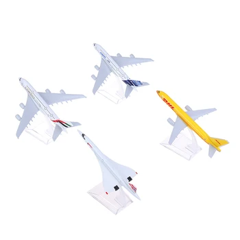 1 buc Patru Stiluri de Avion Concorde Model de Avion turnat sub presiune Aeronave Avioane Jucarii si Cadouri