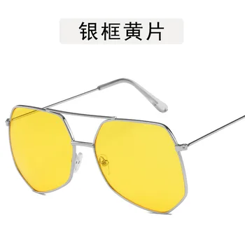 2019 Noi Supradimensionat Vintage ochelari de Soare pentru Femei Brand de Lux de Designer Retro Femei ochelari de soare Moda Mare Cadru Ochelari de Soare UV400