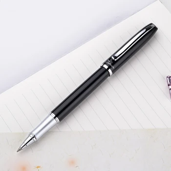 2020 New Sosire Pimio de Lux Rollerball Pen Negru de Cerneală de Birou Metalic Semn de Pixuri cu O Cutie de Cadou Gratuit Gravare pix