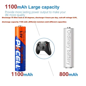 40Pcs*PKCELL LR03 3A Baterias 1.5 V AAA baterii Alcaline de Unică folosință Uscat Baterie Pentru camera calculator ceas deșteptător mouse-ul