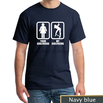 Amuzant Bărbați T-ShirtYOUR PRIETENA MEA GIRLFRIENDPrinted T Shirt (SizeXS-XXL)