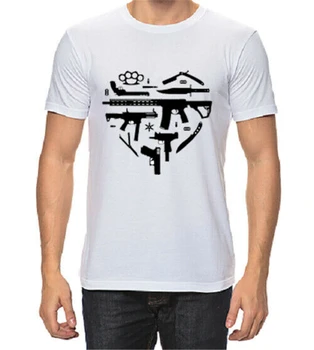Arme arme Trunchiuri de Război Dragoste pentru Bărbați T-Shirt de Moda Noua Cu Etichete Tricou Unisex Bărbați Femei Tricou