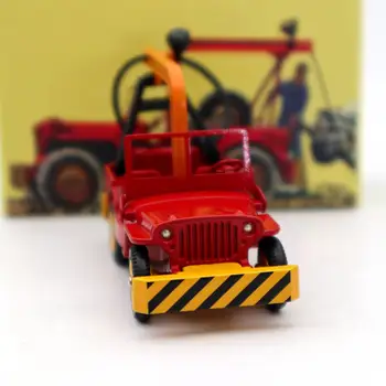 Atlas Dinky Toys 1412 Jeep De Depannage Camion Roșu Turnat Sub Presiune Modele De Masina De Colectie