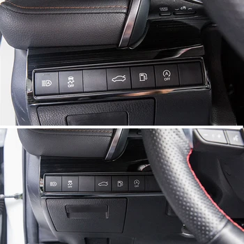 Din Oțel inoxidabil Farurilor Auto Buton de Reglare a Comutatorului de Acoperire Tapiterie Interior pentru Toyota Camry XV70 2018 2019 2020 Accesorii