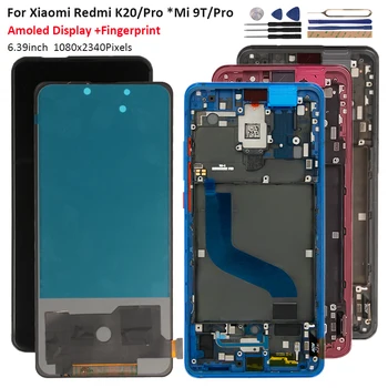 Ecran Amoled Pentru Xiaomi Mi 9T Redmi K20 Pro Display LCD Touch Screen, Digitizer Inlocuire Pentru Xiaomi Mi 9 T 9T Pro Display