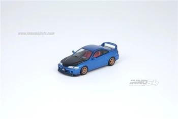 INNO 1:64 Honda Integra Type-R DC2 Albastru W/ roți Suplimentare și Suplimentare decalcomanii INNO64 turnat sub presiune Model de Masina