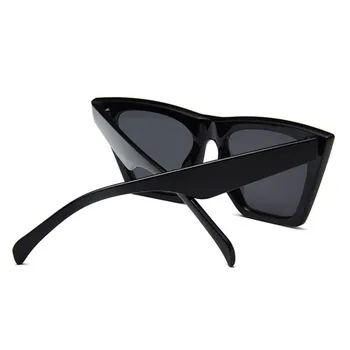 Moda pătrat de plastic ochelari de soare de designer de sex feminin retro de lux de sex masculin / de sex feminin de ochelari de soare ochi de pisica clasic UV400 călătorie în aer liber