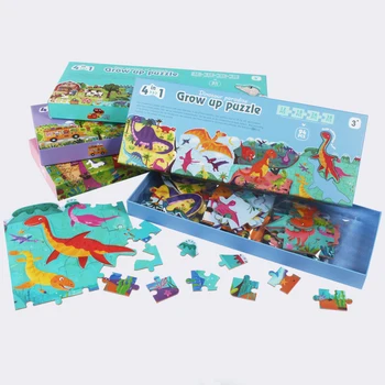 Noi Jucarii Copii Puzzle Copil de Patru Într-O singură Bucată Mare de Distracție Educație Timpurie Puzzle Părinte-copil, Cooperarea Jucării pentru Copii Cadouri