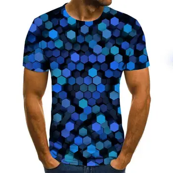 Noul hot-vânzare haine barbati 2020 3D pentru Bărbați T-Shirt de Vară tipărite tricou casual Plus dimensiune O-Gat maneci scurte moda tricou