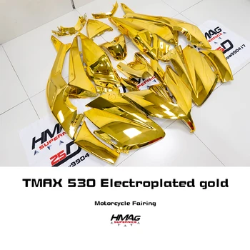 Pentru YAMAHA TMAX T-max 530 12 13 14 15 16 17 18 19 20 Procesul de Galvanizare Aur Galben Motocicleta Carenaj Shell