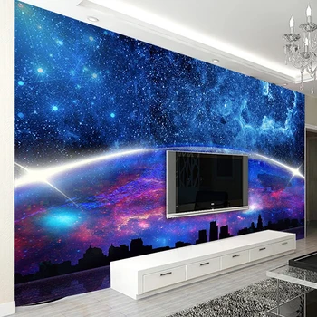 Personalizate, Decor Acasă pictură Murală Mare Tapet Frumos Univers Cerul Înstelat Living, Dormitor, TV Fotografie de Fundal de Hârtie de Perete 3D