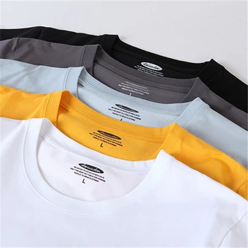 Riinr 2020 Noua Moda de Vara Tricou Barbati Haine de Dimensiuni Mari Bărbați T-Shirt Scrisoare de Imprimare O-gat Maneci Scurte Casual Bumbac 6XL