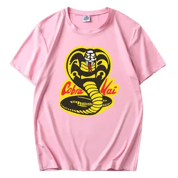 Soft Cobra Kai Grevă Greu Lovi în Primul rând Nici o Milă Tricou Pentru Om Nou Sosire Uimitor Clasic O-gât Camiseta