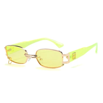 În 2020, Piața Mică, ochelari de Soare Moda Vintage Ochelari de Soare Femei Bărbați Hip Hop Nuante Colorate, Oglinda de Brand Designer de Ochelari UV400